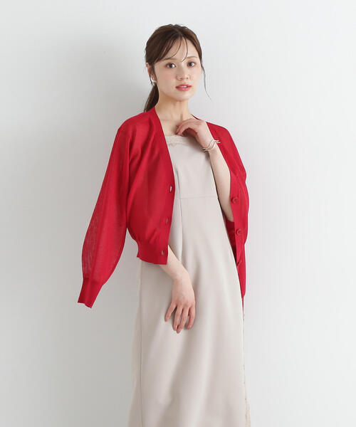 PROPORTION BODY DRESSING(プロポーションボディドレッシング)の「シアーカーディガン / 1215174400(カーディガン/ボレロ・レディース・ホワイト/ブラウン/レッド/ブラック・FREE)」の19枚目の写真