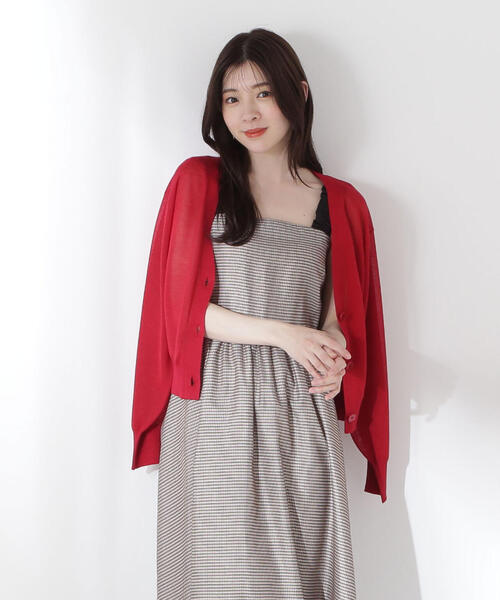 PROPORTION BODY DRESSING(プロポーションボディドレッシング)の「シアーカーディガン / 1215174400(カーディガン/ボレロ・レディース・ホワイト/ブラウン/レッド/ブラック・FREE)」の21枚目の写真
