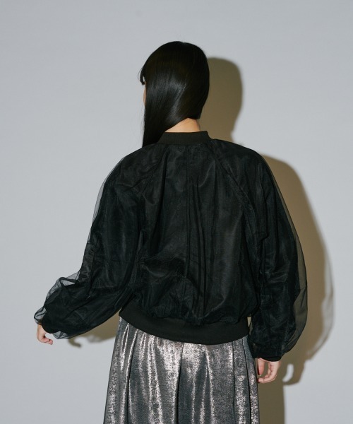 terrace(テラス)の「オーバーチュールブルゾン(ブルゾン・レディース・カーキ/ブラック/アイボリー・MEDIUM)」の20枚目の写真