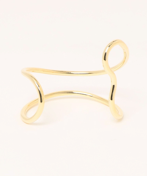 qualite（カリテ）の「ウェーブバングル/シルバー/ゴールド（バングル/リストバンド・レディース・ゴールド/シルバー・フリー）」の10枚目の写真