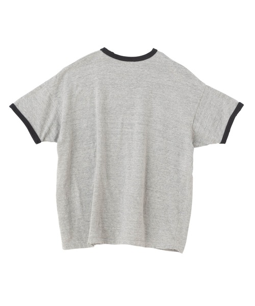 SEA（シー）の「RIKU リンガー TEE (SEAVALLEY)（Tシャツ/カットソー・レディース・グレー/ブルー/ホワイト・1/2）」の14枚目の写真