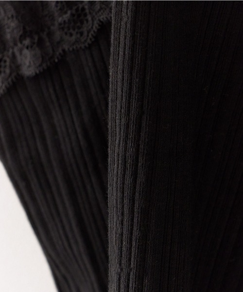 ROOPTOKYO(ループトウキョウ)の「2WAYLace Cropped Top/レースモチーフ クロップドトップス 秋物 秋服 2026年秋冬(アンサンブル・レディース・ブラック/ホワイト/グレー/ベージュ・FREE)」の15枚目の写真