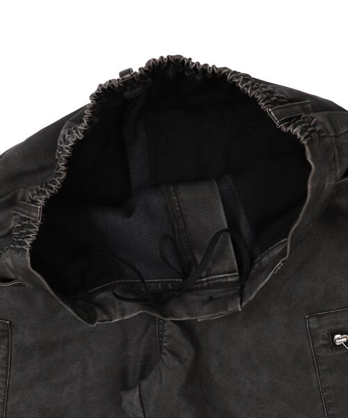 LUCY（ルーシー）の「LUCY/PUバギーZIPポケットショーツ（その他パンツ・メンズ・ブラック系その他・LARGE/MEDIUM）」の4枚目の写真