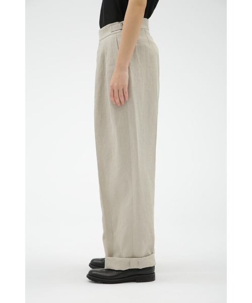 MARGARET HOWELL(マーガレットハウエル)の「COMPACT LINEN(その他パンツ・レディース・ナチュラル/ブラック・2/1/3)」の10枚目の写真