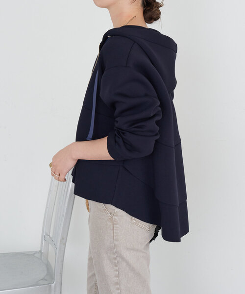 Jena espace merveilleux（ジェナ　エスパスメルヴェイユ）の「フリル切替パーカー（パーカー・レディース・グレー/ネイビー・FREE）」の20枚目の写真