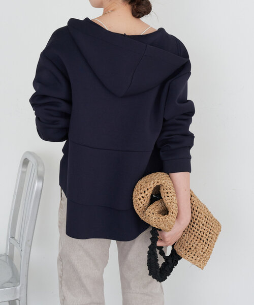 Jena espace merveilleux（ジェナ　エスパスメルヴェイユ）の「フリル切替パーカー（パーカー・レディース・グレー/ネイビー・FREE）」の9枚目の写真