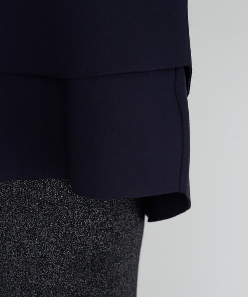 Jena espace merveilleux（ジェナ　エスパスメルヴェイユ）の「フリル切替パーカー（パーカー・レディース・グレー/ネイビー・FREE）」の7枚目の写真