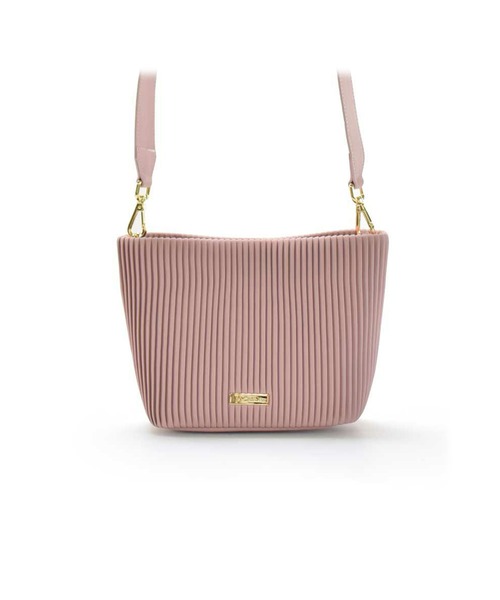 BARCOS（バルコス）の「【ICO JEENE】プリーツ2wayバッグ（ボディバッグ/ウエストポーチ・レディース・アイボリー/ブラック/ライトグリーン/ベージュ/ピンク系その他/ライトブルー・ONE SIZE）」の6枚目の写真