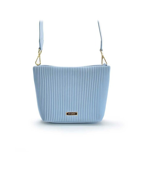 BARCOS（バルコス）の「【ICO JEENE】プリーツ2wayバッグ（ボディバッグ/ウエストポーチ・レディース・アイボリー/ブラック/ライトグリーン/ベージュ/ピンク系その他/ライトブルー・ONE SIZE）」の7枚目の写真