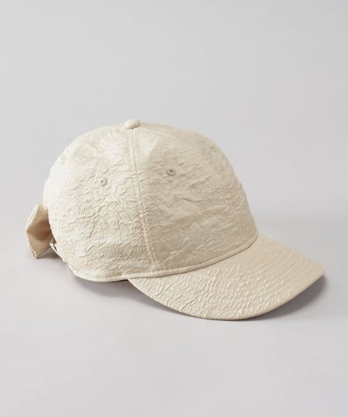 JEANASIS（ジーナシス）の「【New Era別注】RIBBON JACQUARD CAP/324895（キャップ・レディース・ブラック/アイボリー・FREE）」の2枚目の写真