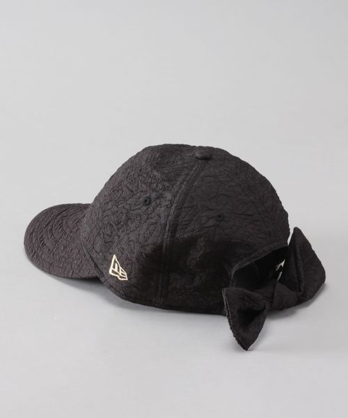 JEANASIS（ジーナシス）の「【New Era別注】RIBBON JACQUARD CAP/324895（キャップ・レディース・ブラック/アイボリー・FREE）」の11枚目の写真