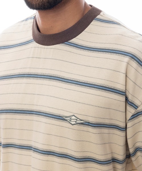 BILLABONG(ビラボン)の「BILLABONG メンズ BAXTER SS Tシャツ 【2025年春夏モデル】/ビラボンボーダー半袖Tシャツ(Tシャツ/カットソー・メンズ・ブラック/ブラウン系その他・LARGE/MEDIUM)」の7枚目の写真