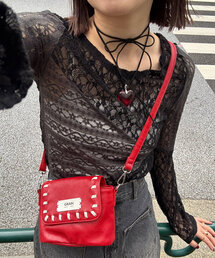 CIAOPANIC（チャオパニック）の「レースパネルシアートップス（Tシャツ/カットソー・レディース）」