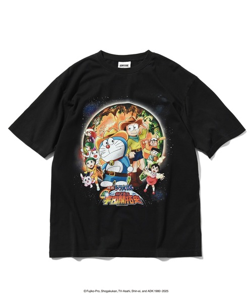 HOMEGAME(ホームゲーム)の「HOMEGAME-映画ドラえもん2009新・のび太の宇宙開拓史TEE【HG250129】(Tシャツ/カットソー・メンズ・ブラック・S/M/L/XL/XXL)」の1枚目の写真