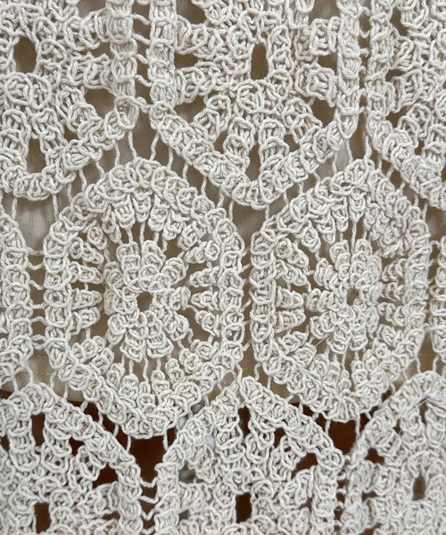 CRB（シーアールビー）の「クロシェIラインロングスカート（スカート・レディース・ブラック/ベージュ・F）」の10枚目の写真