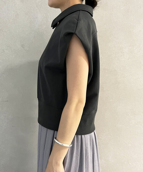 DOUDOU ハーフジップスウエット＋ワンピースセット DouDou ワンピース ハーフジップスウェット＋ワンピースセット