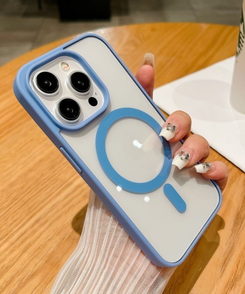 Fun & Daily(ファンアンドデイリー)の「F&D : カラーフレーム iPhoneケース/ iPhone15 / 16 / 17 / Plus / Pro / Pro Max / Air アイフォンケース(スマホケース/カバー・レディース・グレー/ネイビー/ブラック/ホワイト/グリーン/ブルー・iPhone 15/iPhone 15 Pro/iPhone 16/iPhone 16 Plus/iPhone 16 Pro/iPhone 14/E/iPhone 15 Plus/iPhone 15 Pro Max/iPhone 16 Pro Max/iPhone 17/iPhone Air/iPhone 17 Pro/iPhone 17 Pro Max)」の7枚目の写真