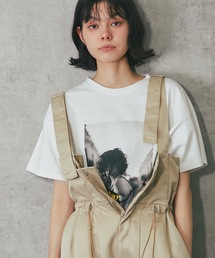 ANOTHER S | 綿天竺モノクロフォトプリントTシャツ(Tシャツ/カットソー)