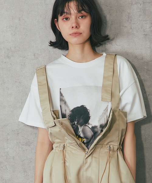 綿天竺モノクロフォトプリントTシャツ（Tシャツ/カットソー）｜ANOTHER