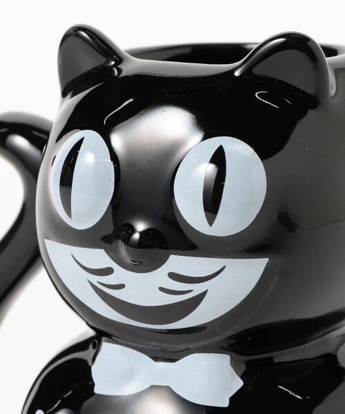 bpr BEAMS（ビーピーアール ビームス ）の「California Clock / Kit-Cat Klock マグカップ（グラス/マグカップ/タンブラー・レディース・ブラック・ONE SIZE）」の6枚目の写真