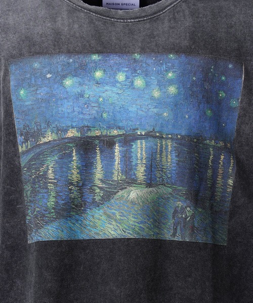フィンセント・ヴィレム・ファン・ゴッホ　プライムオーバークルーネックTシャツ UNISEX》【ART SERIES】「Vincent Willem van Gogh」Prime-Over