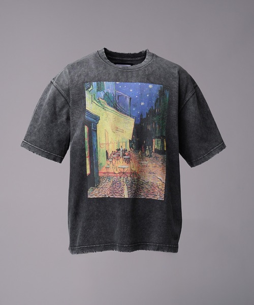 フィンセント・ヴィレム・ファン・ゴッホ　プライムオーバークルーネックTシャツ UNISEX》【ART SERIES】「Vincent Willem van Gogh」Prime-Over