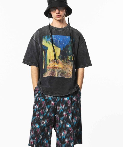 フィンセント・ヴィレム・ファン・ゴッホ　プライムオーバークルーネックTシャツ UNISEX》【ART SERIES】「Vincent Willem van Gogh」Prime-Over