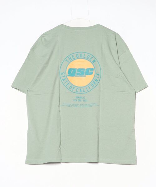 FUNALIVE(ファンアライブ)の「Printed over short sleeve T-shirt / プリント オーバー半袖Tシャツ unisex(Tシャツ/カットソー・メンズ・ブラック/オフホワイト/ミント/ホワイト系1/ブラック系1/チャコール/ネイビー/杢グレー・XL/M/L)」の16枚目の写真