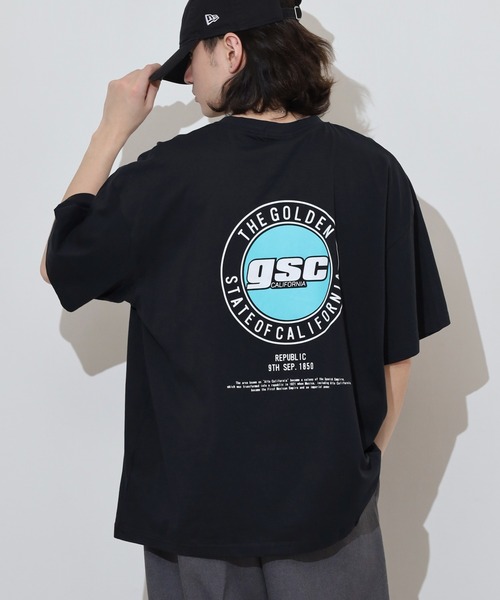 FUNALIVE(ファンアライブ)の「Printed over short sleeve T-shirt / プリント オーバー半袖Tシャツ unisex(Tシャツ/カットソー・メンズ・ブラック/オフホワイト/ミント/ホワイト系1/ブラック系1/チャコール/ネイビー/杢グレー・XL/M/L)」の1枚目の写真