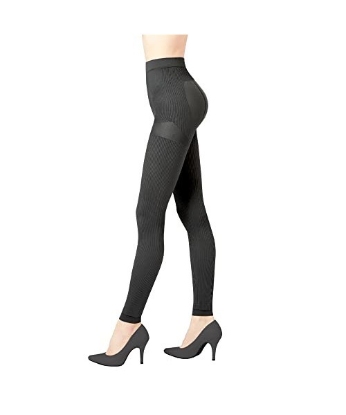 リブ着圧レギンス クールタイプ（レギンス/スパッツ）｜BELLE SERIES