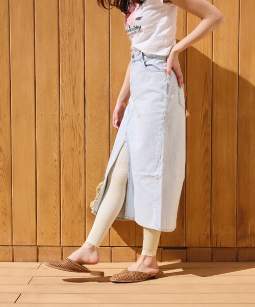 リブ着圧レギンス クールタイプ（レギンス/スパッツ）｜BELLE SERIES