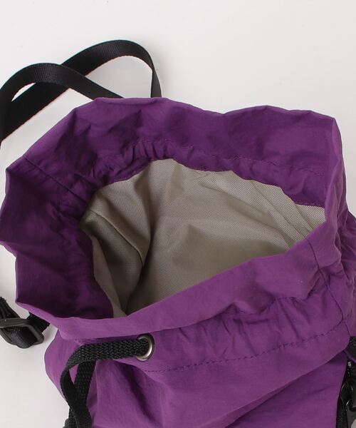 MAISON mou(メゾンムー)の「【SiiLo/シーロ】CRUMPLE 巾着ショルダー(ショルダーバッグ・レディース・ダークグレー/ベージュ/パープル/ブラック・FREE)」の10枚目の写真