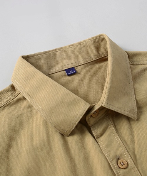 TOBEE(トゥビー)の「【TOBEE】コットン 半袖シャツ(シャツ/ブラウス・メンズ・ブラウン/ホワイト/ブルー・MEDIUM/LARGE/X-LARGE)」の16枚目の写真