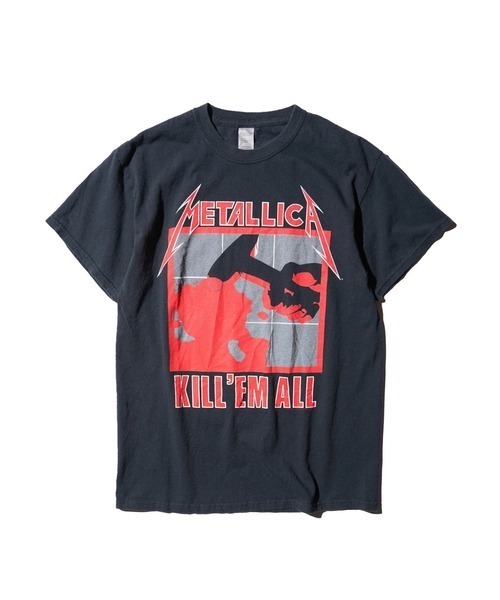 METALLICA（メタリカ）の「THRIFTY LOOK / スリフティールック THRIFTY 'METALLICA' TEE（Tシャツ/カットソー・メンズ・ブラック系1/ブラック・X-LARGE/MEDIUM/LARGE）」の2枚目の写真