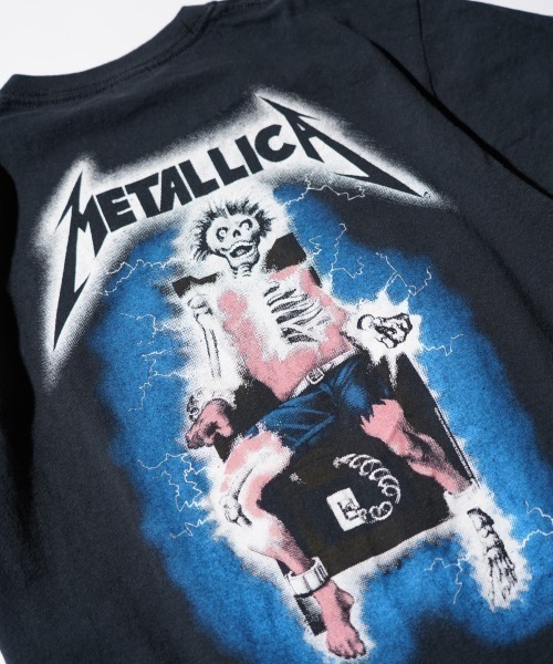 METALLICA（メタリカ）の「THRIFTY LOOK / スリフティールック THRIFTY 'METALLICA' TEE（Tシャツ/カットソー・メンズ・ブラック系1/ブラック・X-LARGE/MEDIUM/LARGE）」の5枚目の写真