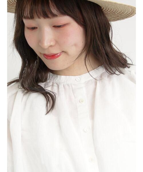 TSUHARU by Samansa Mos2(ツハルバイサマンサモスモス)の「ラミーコットンレースブラウス(シャツ/ブラウス・レディース・ベージュ/チャコールグレー/オフホワイト・F)」の19枚目の写真