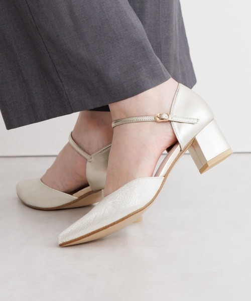 HIMIKO（ヒミコ）の「【HIMIKO】【WEB限定】セパレートストラップパンプス/640010（パンプス・レディース・ブラック/シルバー/ゴールド・MEDIUM/LARGE/X-LARGE/XX-LARGE/X-SMALL/SMALL）」の4枚目の写真