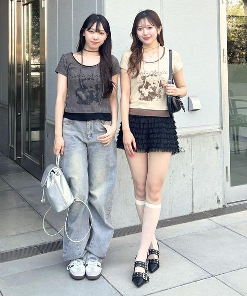 3.3 Field Trip （3.3フィールドトリップ）の「3.3 Field Trip／バレルデニムパンツ（デニムパンツ・レディース・グレー/ブルー/その他1・SMALL）」の10枚目の写真