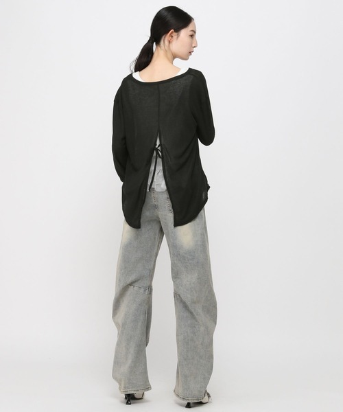 3.3 Field Trip （3.3フィールドトリップ）の「3.3 Field Trip／バレルデニムパンツ（デニムパンツ・レディース・グレー/ブルー/その他1・SMALL）」の14枚目の写真