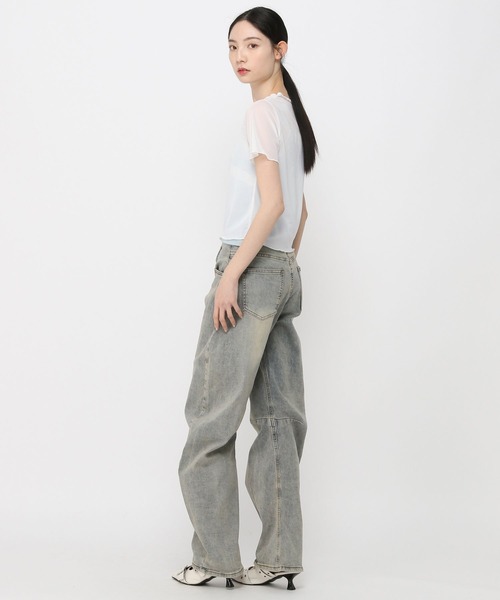 3.3 Field Trip （3.3フィールドトリップ）の「3.3 Field Trip／バレルデニムパンツ（デニムパンツ・レディース・グレー/ブルー/その他1・SMALL）」の16枚目の写真