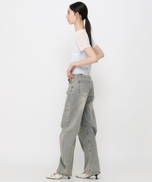 3.3 Field Trip （3.3フィールドトリップ）の「3.3 Field Trip／バレルデニムパンツ（デニムパンツ・レディース・グレー/ブルー/その他1・SMALL）」の17枚目の写真