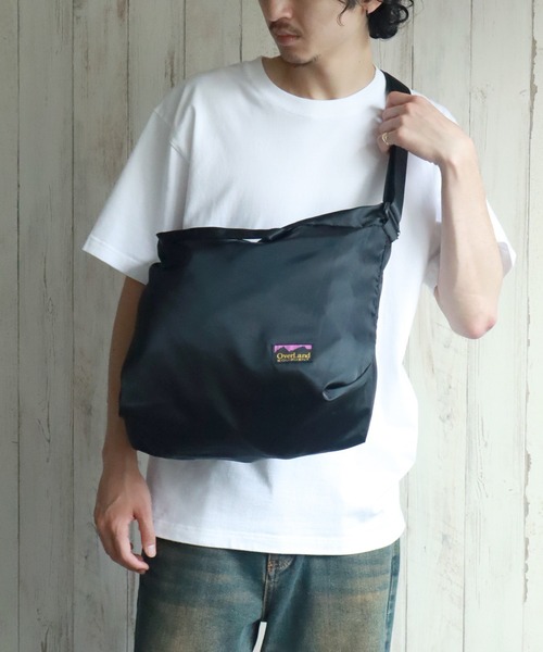 Overland(オーバーランド)の「【OverLand EQUIPMENT/オーバーランドイクイップメント】SHOULDER BAG/ショルダーバッグ(容量:約18L)(ショルダーバッグ・メンズ・ブラック・FREE)」の8枚目の写真