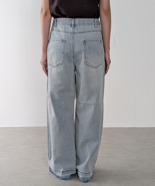 muhet バギーデニム SUPER BAGGY CURVE DENIM PANTS / スーパーバギーカーブデニム