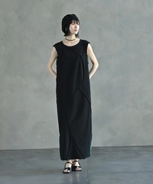 セール】ジャガード織りレイヤードワンピースセット（ワンピース