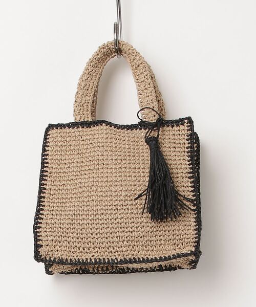 新品❗️未使用❗️woven かごバッグ タッセル付き かごバッグ タッセル付きの通販 by ni-na's shop｜ラクマ