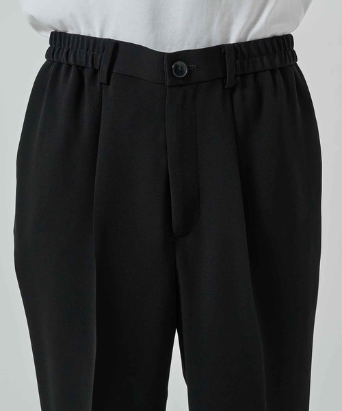 STUDIOUS（ステュディオス）の「【STUDIOUS】ESSENTIAL TAPERED PANTS（スラックス・メンズ・チャコールグレー/ブラック・1/2）」の11枚目の写真