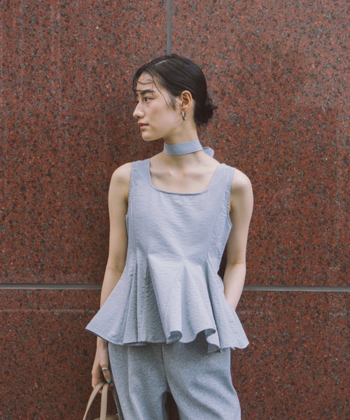 DRWCYS（ドロシーズ）の「ボウタイ付きフレアヘムブラウス（シャツ/ブラウス・レディース・ブルー/ホワイト・FREE）」の16枚目の写真