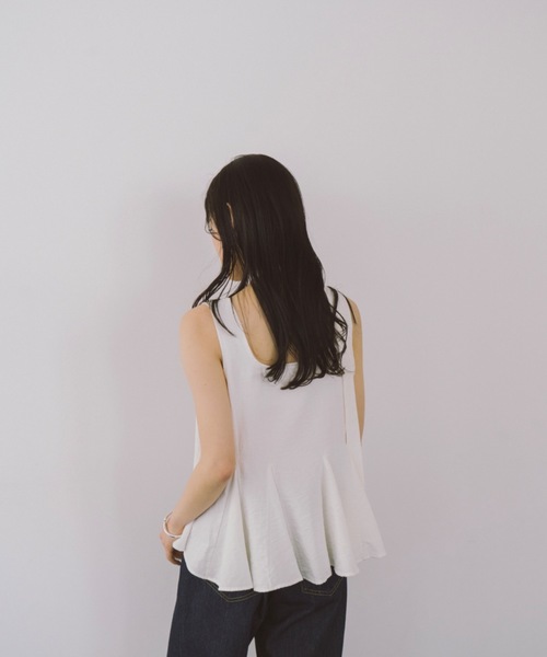 DRWCYS（ドロシーズ）の「ボウタイ付きフレアヘムブラウス（シャツ/ブラウス・レディース・ブルー/ホワイト・FREE）」の11枚目の写真