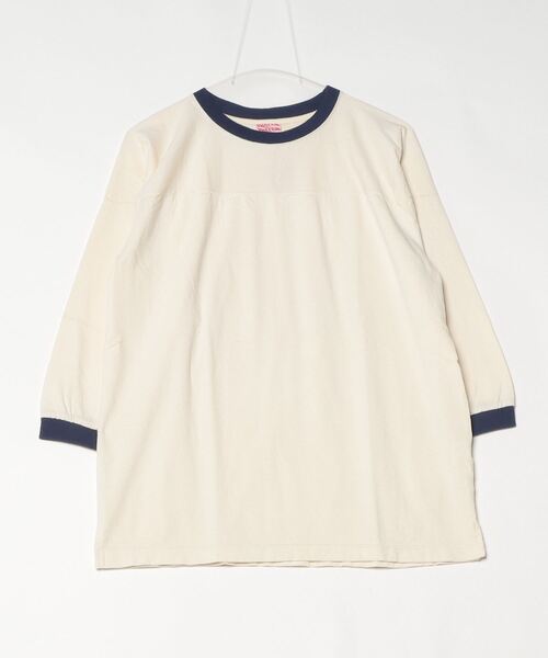 WALLA WALLA SPORT(ワラワラスポーツ)の「WALLA WALLA SPORT【ワラワラスポーツ】 - RINGER FOOTBALL TEE(Tシャツ/カットソー・メンズ・グリーン系その他2/ネイビー/グリーン/レッド/ブラック・MEDIUM)」の14枚目の写真