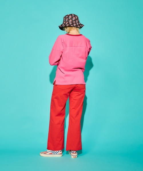 WALLA WALLA SPORT(ワラワラスポーツ)の「WALLA WALLA SPORT【ワラワラスポーツ】 - RINGER FOOTBALL TEE(Tシャツ/カットソー・メンズ・グリーン系その他2/ネイビー/グリーン/レッド/ブラック・MEDIUM)」の9枚目の写真